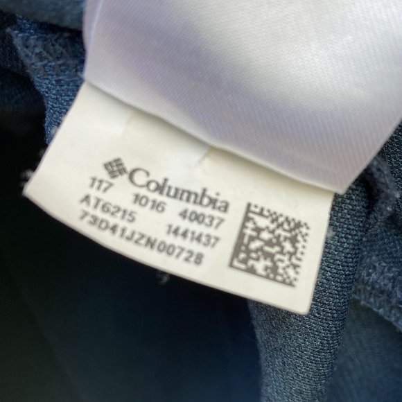 COLUMBIA Blue Polo Shirt - Picture 5 of 8